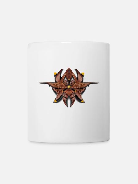 Steampunk aviator - Tasse - Weiß