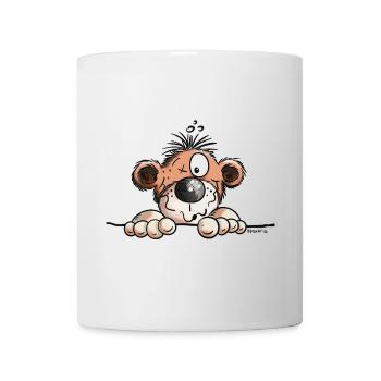 Lustiger Affe - Tasse - Weiß - Vorne