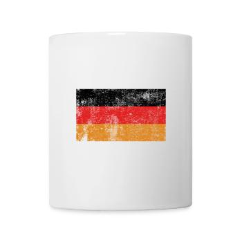 Flag Germany Flag Grunge Retro Vintage - Mug - white - Front