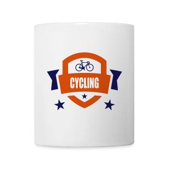 Cyclisme / Cycliste / Vélo / VTT / BMX - Mug blanc - blanc - Devant