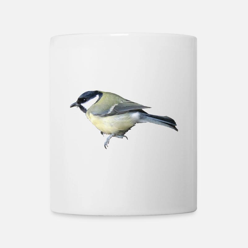 Vogel Kohlmeise - Tasse - Weiß