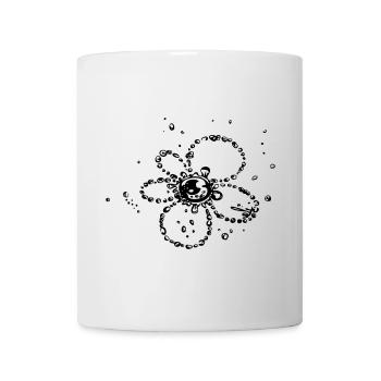 Water splash, Flower of water drops. - Mug - white - Front
