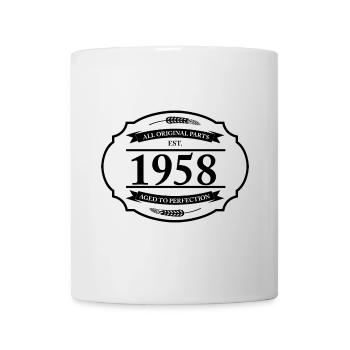 All original parts of 1958 - Mug - white - Front