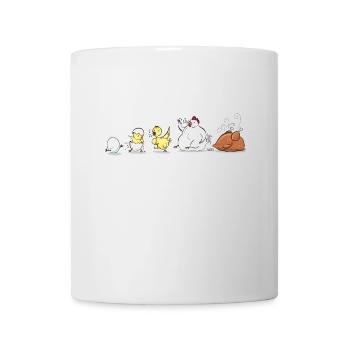 Evolution Of Chicken - Tasse - Weiß - Vorne