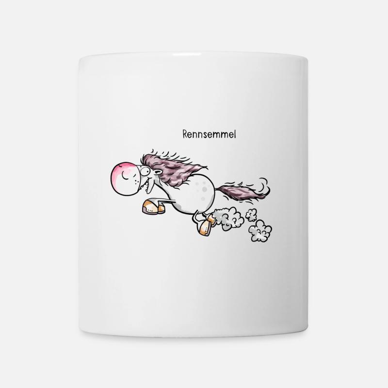 Die Rennsemmel - Tasse - Weiß