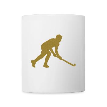 Gold Unihockey - Tasse - Weiß - Vorne