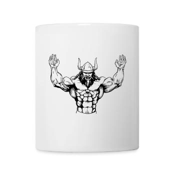 Vikings Viking Bodybuilder Training Gym - Mug - white - Front