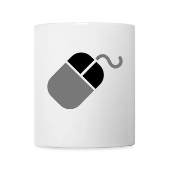 Ordinateur PC souris - Mug blanc - blanc - Devant