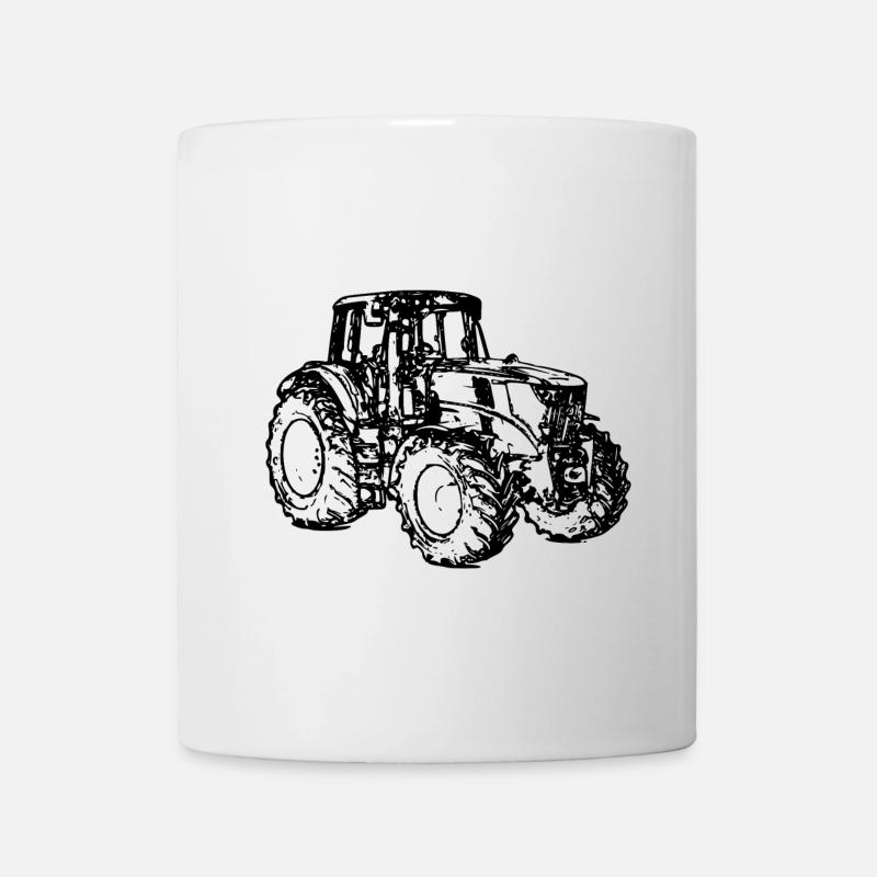 Tractor Bauer Trecker tracteur tractor - Mug - white