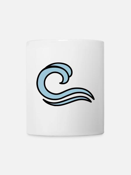 waves - Mug - white