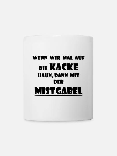 Pferde Spruch Stall reiten - Tasse - Weiß