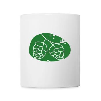 Pommes de pin - Mug blanc - blanc - Devant