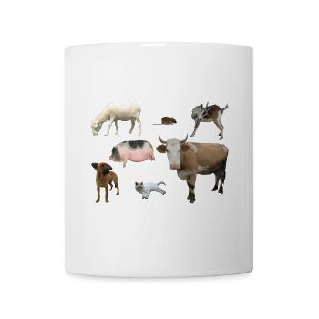 Ferme - Mug blanc - blanc - Devant
