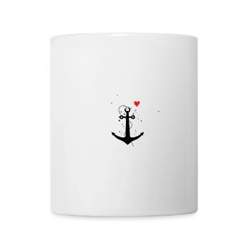 Hoffnung, Liebe, Meer - Tasse - Weiß - Vorne