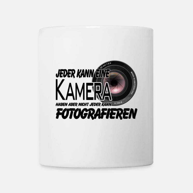 fotografieren KAMERA - Tasse - Weiß