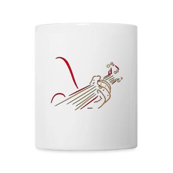 Gitarrist Gitarrist Gitarrist Musiker Bandinstrument # - Tasse - Weiß - Vorne