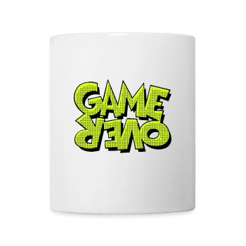 Game Over Retro-Pixel-Design - Tasse - Weiß - Vorne