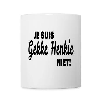 Crazy Henkie, toi whis, ne sois pas fou # - Mug blanc - blanc - Devant