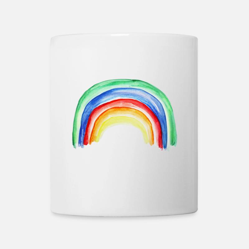 arc en ciel arc en ciel - Mug blanc - blanc