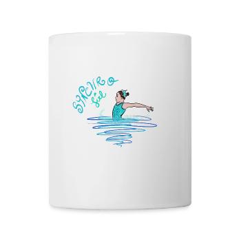 Synchro Girl - Tasse - Weiß - Vorne