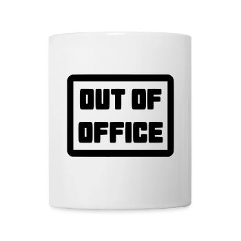 Out of office, outside office hours, do not disturb * - Mug - white - Front