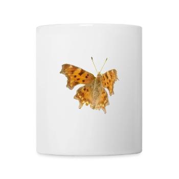 Schmetterling C-Falter - Tasse - Weiß - Vorne
