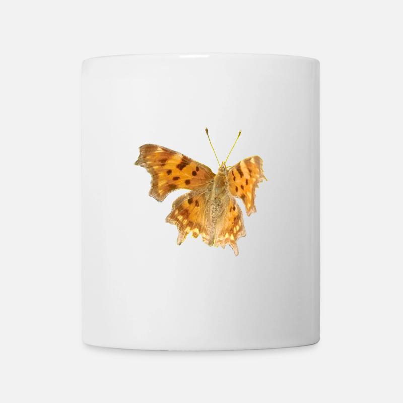 Schmetterling C-Falter - Tasse - Weiß