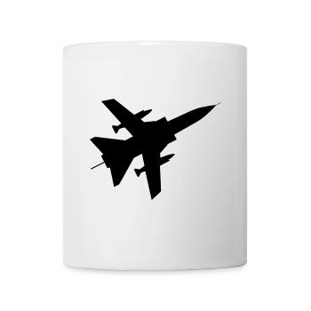 Avion - Mug blanc - blanc - Devant