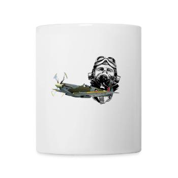 Pilot spitfire - Mug - white - Front
