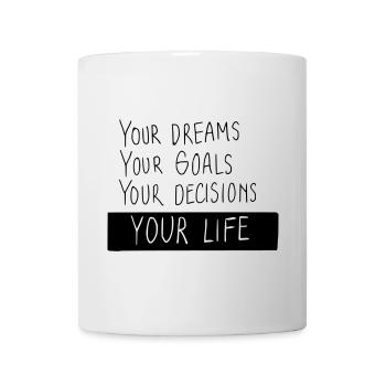 Ta vie - Mug blanc - blanc - Devant