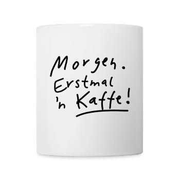 Kaffee Guten Morgen - Tasse - Weiß - Vorne