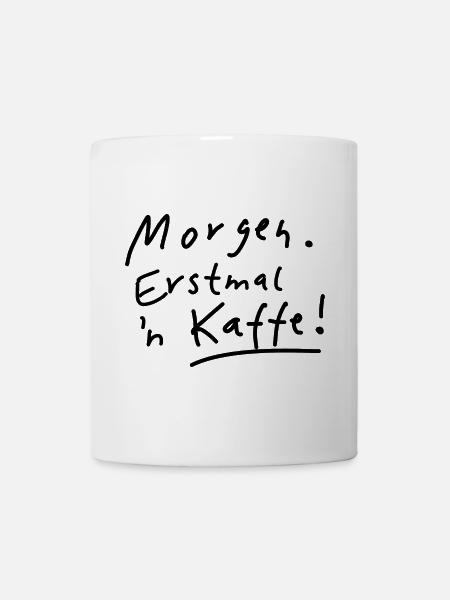 Kaffee Guten Morgen - Tasse - Weiß