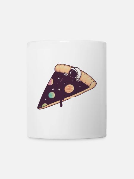 astronaut pizza - Mug - white