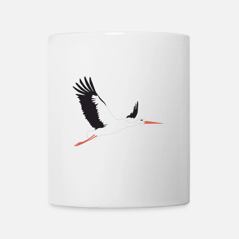 La cigogne vole - Mug blanc - blanc