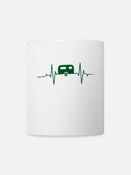 LE CAMPING ET LE CARAVANING, C'EST MA VIE - Mug blanc - blanc