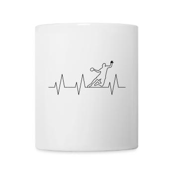 Handball - Mug blanc - blanc - Devant