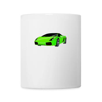sportwagen-Auto-car-liebe - Tasse - Weiß - Vorne
