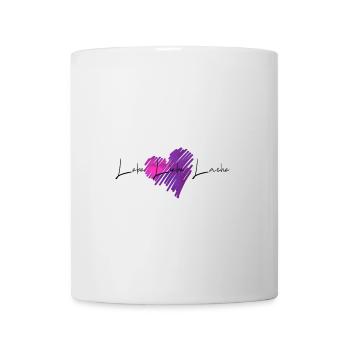 Lebe - Liebe - Lache - Tasse - Weiß - Vorne