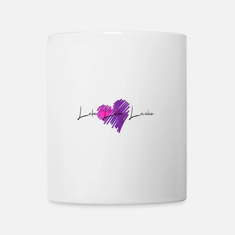 Vive - Amour - Rire - Mug blanc - blanc