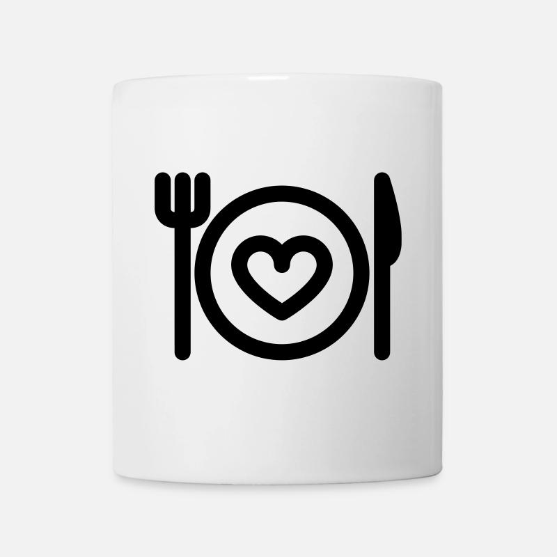 Exotic Flora Illustration in Pastel Shades - Mug - white