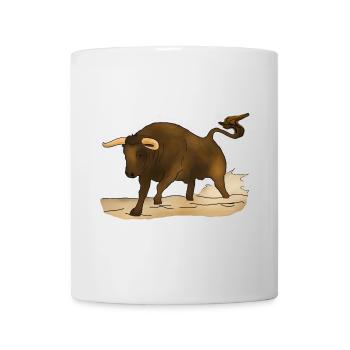 Taureau, taureau - Mug blanc - blanc - Devant