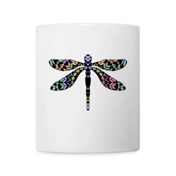 Libellule - Mug blanc - blanc - Devant