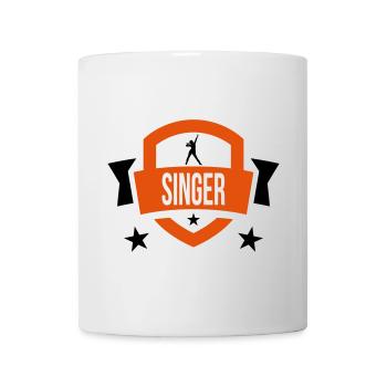 Sänger - Sing 🎤 - Tasse - Weiß - Vorne