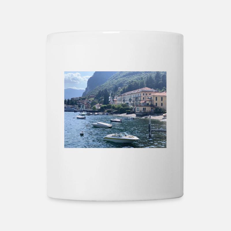 Lake Como / Comer See- Bildschönes Motiv - Tasse - Weiß