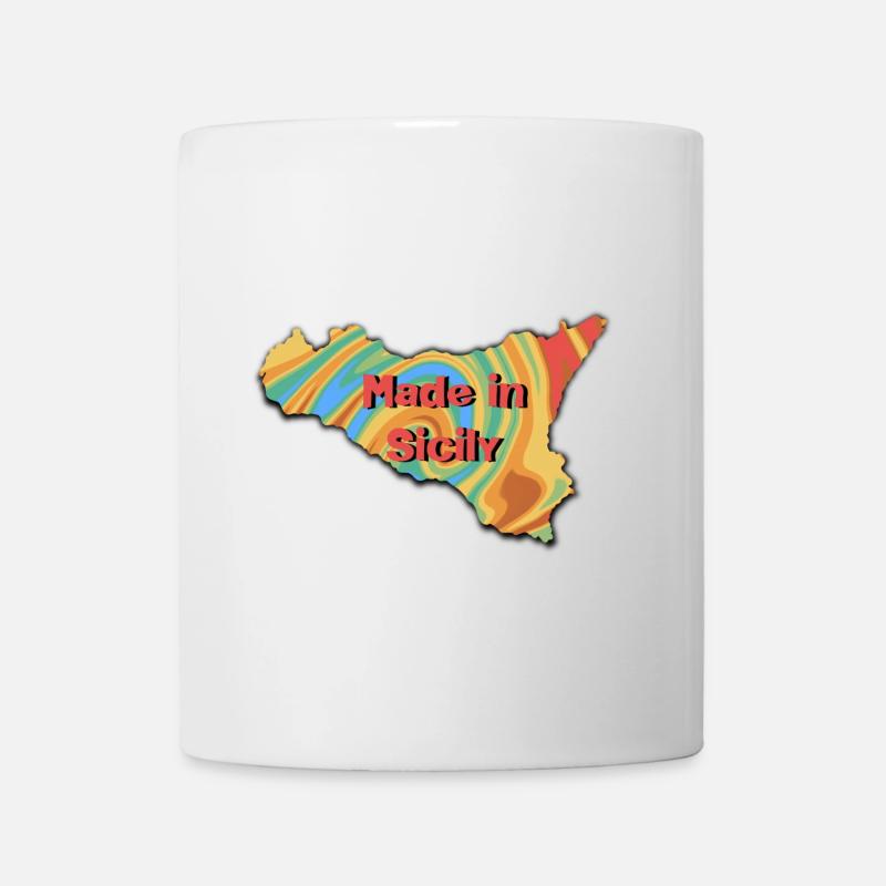 Fabriqué en Sicile - Mug blanc - blanc
