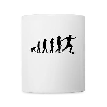 Football evolution - Mug - white - Front