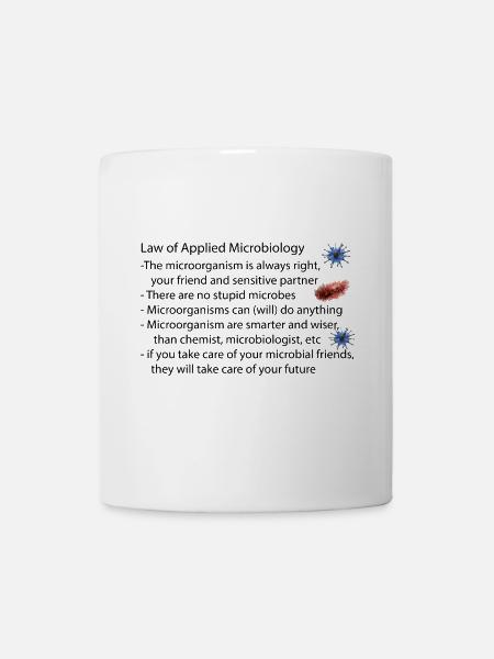 law of applied microbiology - Mug - white