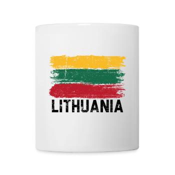 Lebendige Trikolore-Pinselstriche - Tasse - Weiß - Vorne