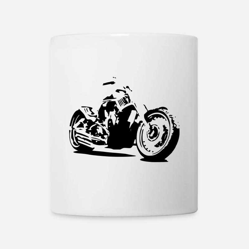 Motorcycle Chopper - Tasse - Weiß
