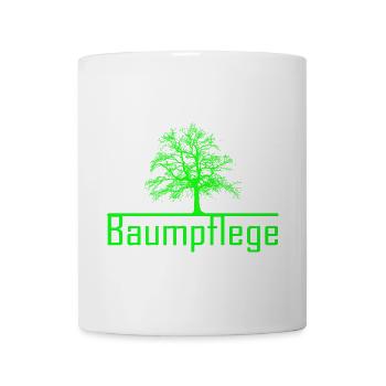 Baumpflege - Tasse - Weiß - Vorne